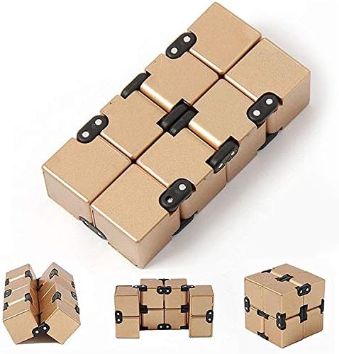 Bihood Infinity Cube Fidget Toy Hand Killing Time Prime Infinite Cube For ADD ADHD Anxiety and Autism Adult and Children 3D Cube