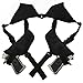 Out Topper Tactical Vertical Shoulder Holster,Adjustable Gun Belts Concealed Under Arm Double Pistol Carrier,Fit for Glock, Smith & Wesson, Ruger, & All Others (Black)