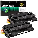 LINKYO Compatible Toner Cartridge Replacement for HP 26X CF226X (Black, High Yield, 2-Pack)