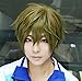 Happylifehere Japanese Anime Short Layered Green Brown Mixed Cosplay Costume Wig