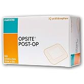 Smith &amp; Nephew SJ66000708 Opsite Post-Op Dressing with Pad, 6.5cm x 5cm, Pack of 100
