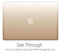 UESWILL Luxury Gold Matte Hard Shell Case Cover