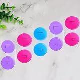 LeFeirr 6 Packs Contact Lens Cases Left/Right Caps Home Travel Outdoor view 7