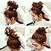 SLLIE Messy Hair Bun Extensions Chignons Hair Hair Scrunchie Scrunchy Updo Hairpiece