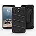 ZIZO Bolt Series HTC Bolt with [Screen Protector] Kickstand [Military Grade Drop Tested] Holster Belt Clip (Black/Black)