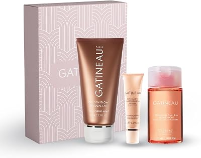 Gatineau Radiance Glow Complexion Trio Gift Set Tan Eye Cream Tonique 75ml 11ml