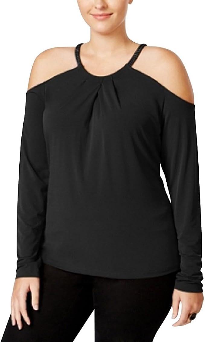 cold shoulder halter top