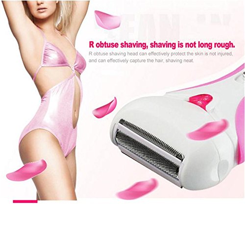Face Epilator by Vibola 4-in-1 Rechargeable Electric Epilator & Hair Clipper Exfoliates Dead Skin - Thumbnail 7