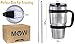 Insulated Stainless Steel Tumbler - 30 oz Cup Set with Handle and Spill Proof Lid Complete Bundle with Stainless Steel Reusable Straw - Large Coffee Travel Mug Works Great for Ice Drink/Hot Beverage