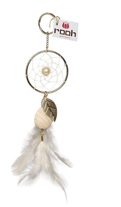 Rooh Dream Catcher White Keychain