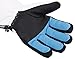 Simplicity Men's 3M Thinsulate Winter Waterproof Ski Gloves,Blue White Black,M
