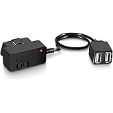 Constant Power Cable for Garmin Dash Cam, OBD-II Port Adapter with Dual USB for Car Charging, Supports Multiple Parking Modes