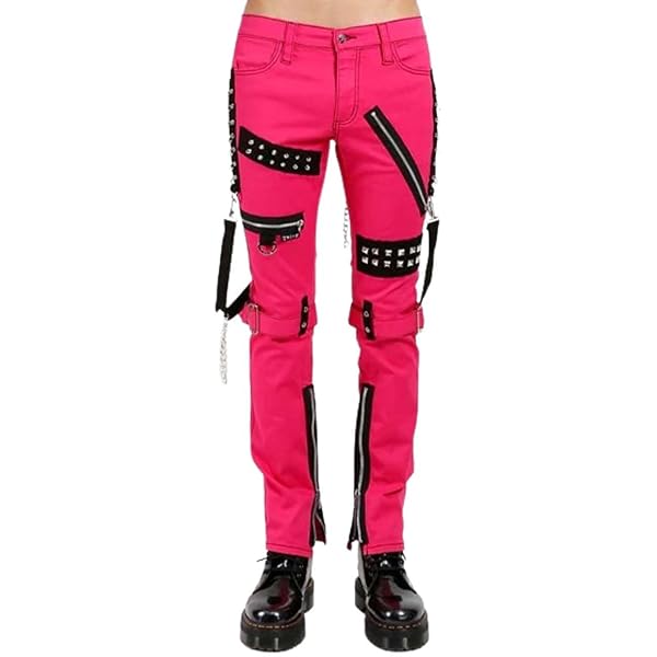 Generic Gothic Split Leg Bondage Pant Rock Hard Trouser