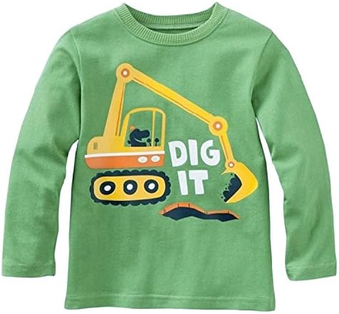 Construction Shirts Toddler Boy Kids Short Sleeve T Shirts Truck