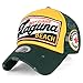 ililily Laguna Beach Vintage Distressed Trucker Hat Snapback Baseball Cap, Green