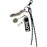 Hongvarey Cute Keychain Charms for Women Keychain Pendant for Purse Handbag Backpacks Fashion Bag Accessories