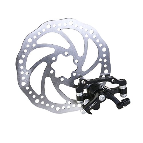 WINOMO Pack of Disc Brake Front Rear Disc Rotor Brake Kit for MTB Bicycle（F180/R160)