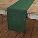 Solino Home Linen Table Runner 48 Inches - 100% Pure Linen Forest Green Table Runner 14 x 48 Inch Ideal for Dresser and Coffee Tables - Athena - Christmas, Thanksgiving