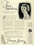 1924 Ad Primrose House Face Molding Anti Aging Beauty Cream Skin Care Toiletries - Original Print Ad
