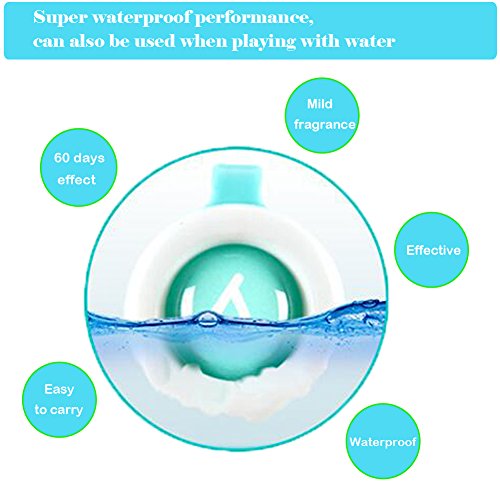 All Natural Clip On Mosquito Bug Repellent Best Camping Traveling Waterproof Anti Mosquito Buckle Insect Repellent No Skin Contact Protect for Baby and Adults By Grasp it (5 Pack)