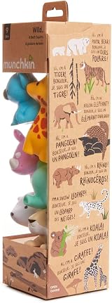 Munchkin Wild Animal Baby Bath Toy Squirts 8 Pack Multi view 5