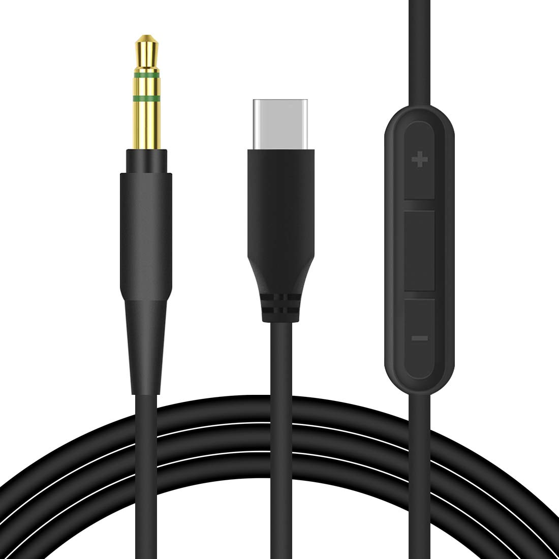 GEEKRIA USB-C Digital to Audio Cable with Mic Compatible with Sony ULT WEAR, WH-1000XM6/1000XM5, WH-XB920N