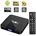 Bqeel 2018 X8T Android 7.1 4K Android Box 2.4G WIFI Quad-core Prozessor TV Box H.265 Smart TV Box (1G RAM/ 8G ROM)
