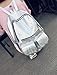 Silver Women Hologram Backpacks Reflective Mirror Surface Backpack Girls School Bookbag