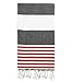 Swan Comfort 100% Cotton Pestemal Turkish Bath Towel, 39
