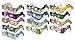 22 Pairs 3D Christmas and New Years Glasses - 13 Different Exclusive Styles -  Flat - 3Dstereo Holiday Eyes(TM)