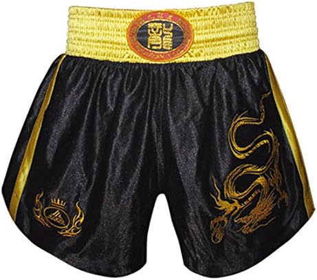Fochu Men Muay Thai Kick Boxing Uniform Chinese Style Sanda Combat Shorts Clothes Suit