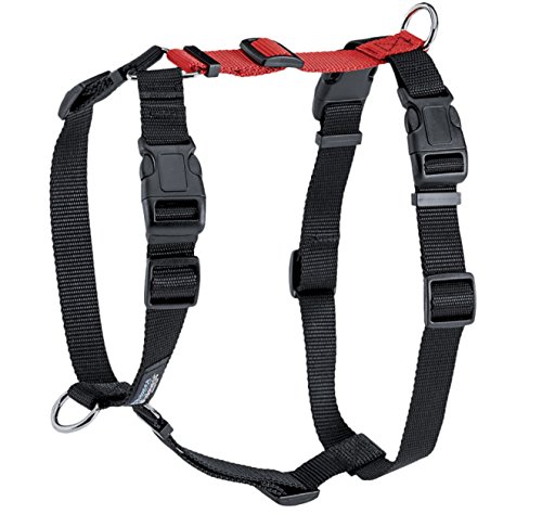 Blue-9 Pet Products Balance Harness Buckle Neck (Medium, Red)