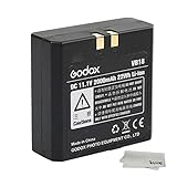 Godox VB18 Powerful Convenient Li-ion Battery for Godox VING V850II V860II-C V860II-N V860II-O V860II-S V860II-F Camera Flash Speedlite and TUYUNG Cleaning Cloth