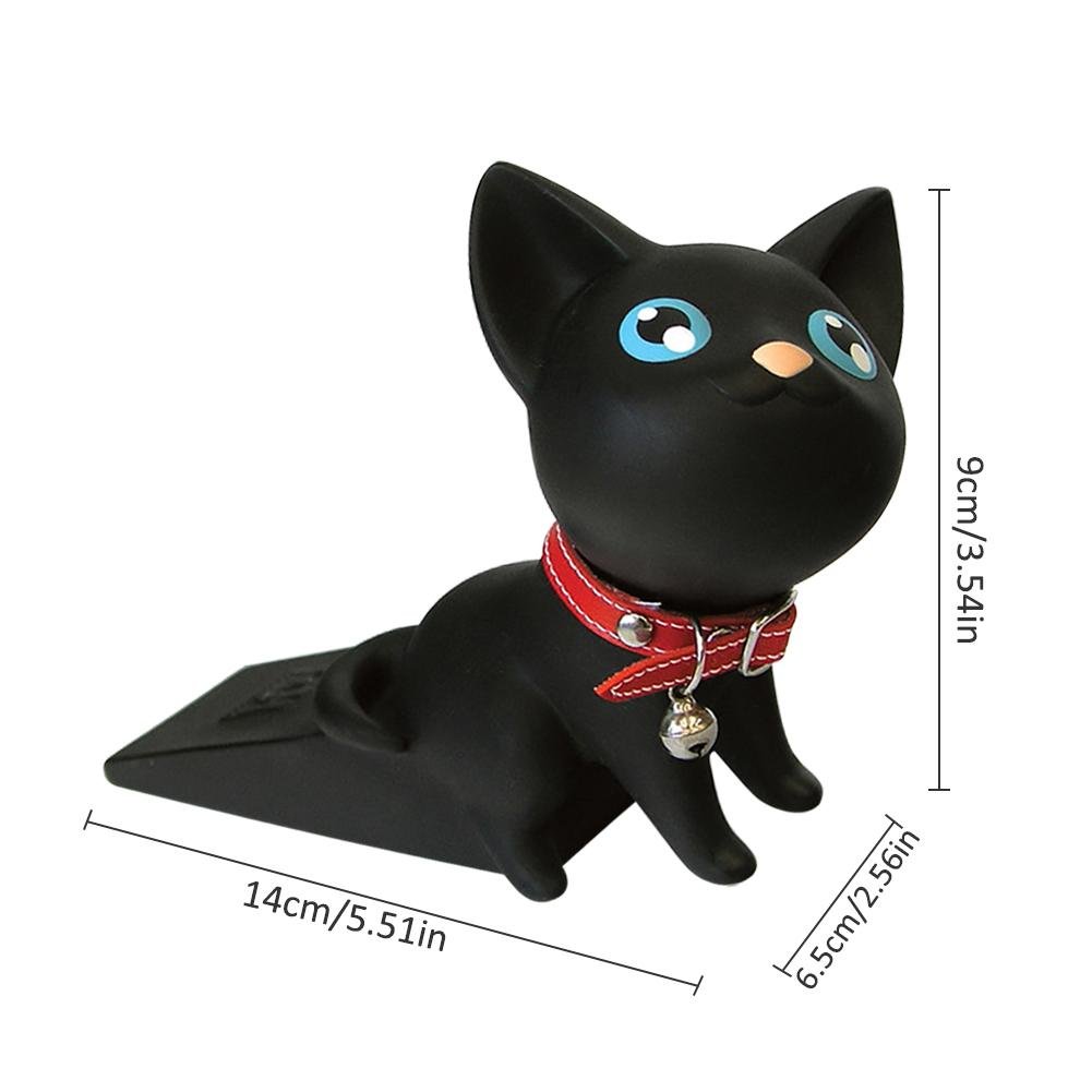 Tope para Puerta con Forma de Perro o Gato diseño de cuña para Puerta