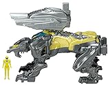 Power Rangers Movie Sabretooth Battle Zord with Yellow Ranger Figure