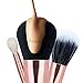 Party Queen 15Pcs Makeup Brushes Set Luxury Rose Golden Synthetic Wool Beauty Brush Tool Cosmetics Brush Kit