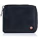 alpine swiss Men's Leather Zip Around Wallet ID Card Secure Zipper Bifold, Black, One Size