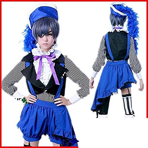 Amazon 黒執事 コスプレ シエル ファントムハイヴ シエル サーカス コスプレ 衣装 お祭り イベンド 仮装 Cosplay キット アニメ 衣装 男 L コスプレ 仮装 通販