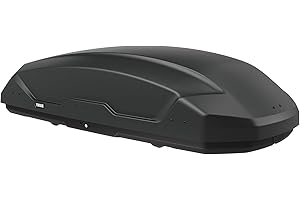 Thule Pulse 2 Aerodynamic roof Mounted Box, Size M, 14 cu ft, Dual-Sided Opening with Locks, Tool-Free Install, for SUVs, Tru