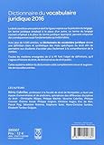 Image de Dictionnaire du vocabulaire juridique 2016 (French Edition)