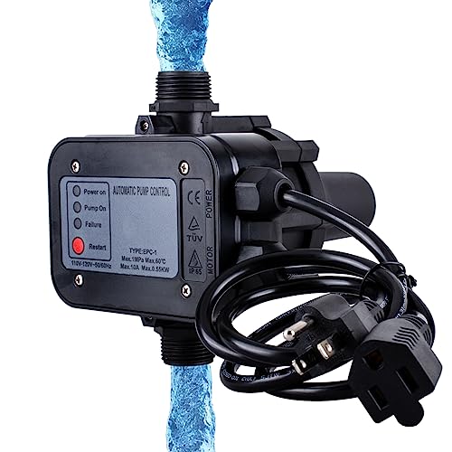Photo 1 of MARSTEK IP65 Automatic Water Pump Controller?Water Pump Pressure Switch Water Flow Sensor Switch Electronic Pump Pressure Regulator for Self-priming Pump?110V-120V~50/60Hz