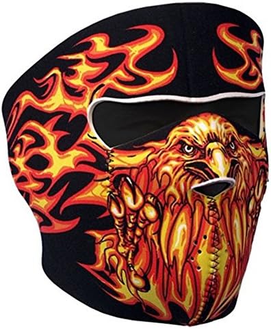 Neoprene Motorcycle Snowmobile Snowboard Ski Balaclava Printed Face Mask