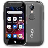 Unihertz Jelly 2E, New Choice for a Mini Phone Android 12 4G Unlocked Smartphone Silver (Support T-Mobile &amp; Verizon only)