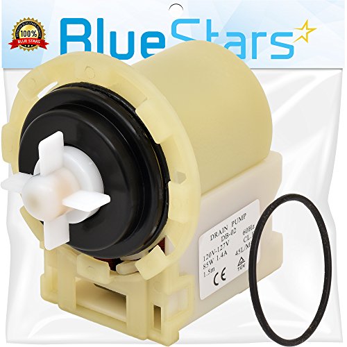 Ultra Durable 8540024 W10130913 Washer Drain Pump Replacement part by Blue Stars - Exact Fit for Whirlpool Kenmore Maytag Washers - Replaces W10117829 PS11757304