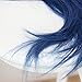 Cfalaicos Love Live Sunshine Tsushima Yoshiko Cosplay Wig Blue Grey Synthetic Hair 80cm Long Curly Hair Anime Cosplay Wigs