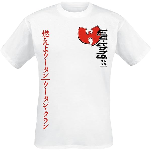 Wu-Tang Clan T Shirt Swords Logo New Official Unisex White Size L