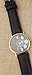 LYMFHCH Moon Phase Astronomy Space Watch Unisex Leather Quartz - Black Gold