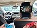 Car Headrest Mount Silicon Holder for Nintendo Switch Console, iPad Mini, Kindle Paperwhite with 3-in-1 Charging Cable (Black)thumb 4