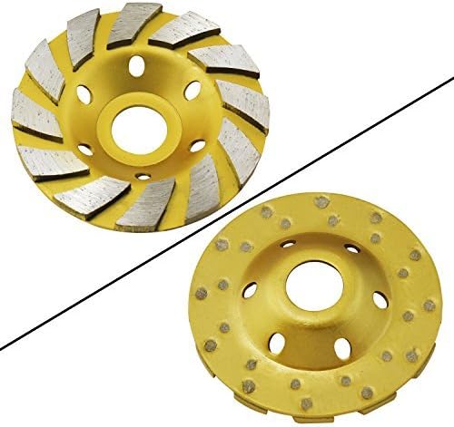Ocr TM 4 Concrete Turbo Diamond Grinding Cup Wheel for Angle Grinder 12 Segs Heavy Duty by Ocr