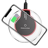 Wireless Charger iPhone Xs Max/XS / XR/X / 8/8 Plus, Samsung Galaxy - Note 9 / S9 / S9 Plus, 8 / S8 / S8 Plus, S7 / S7 Edge / S6 Edge - Universal Qi Compatible Cordless Wirelless Charging Pad